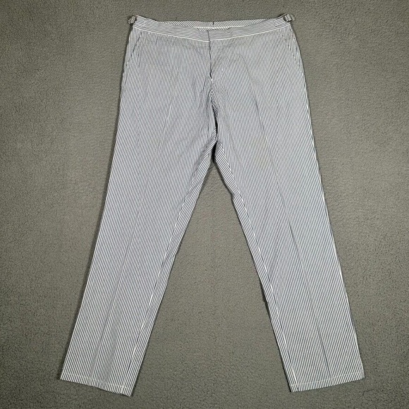 Orlebar Brown Pants Mens 38x32 Blue Striped Griffon...
